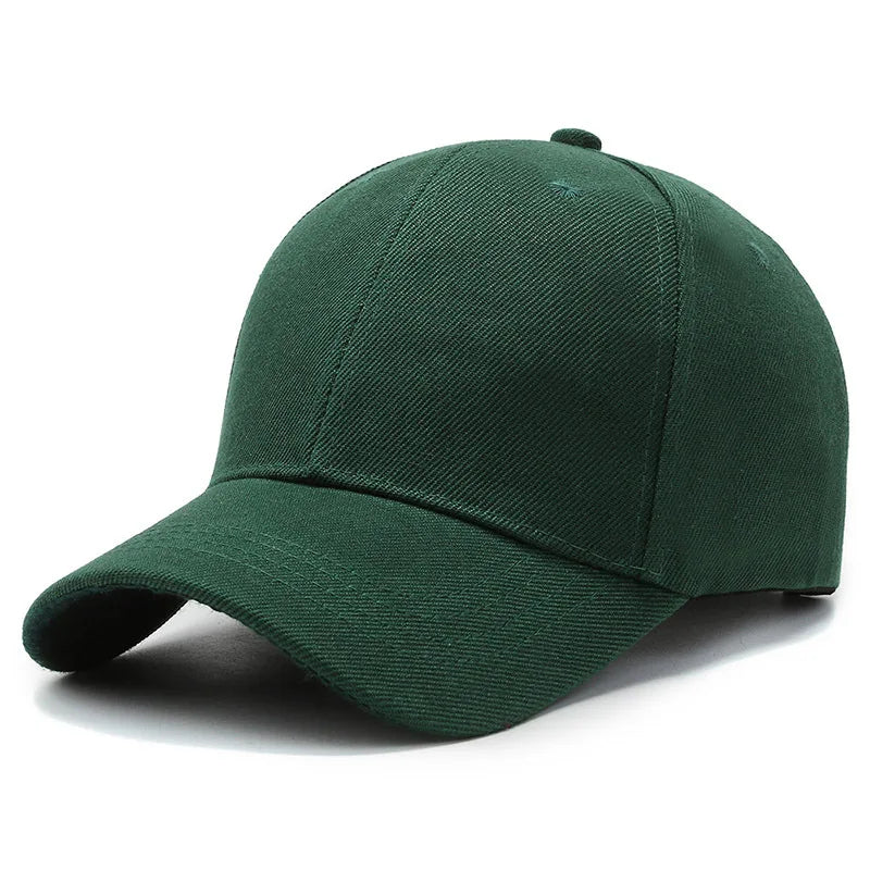 Dark Green Classic Style Baseball Cap