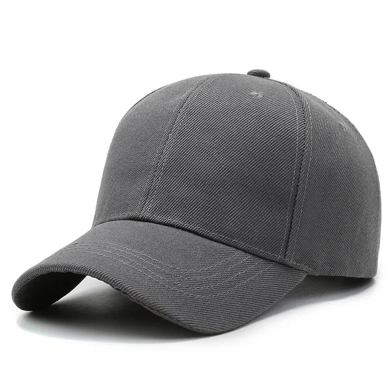 Dark Grey Classic Style Baseball Cap