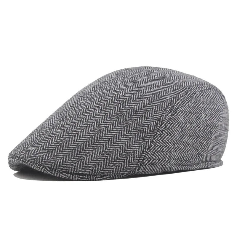 Light Grey Flat Cap