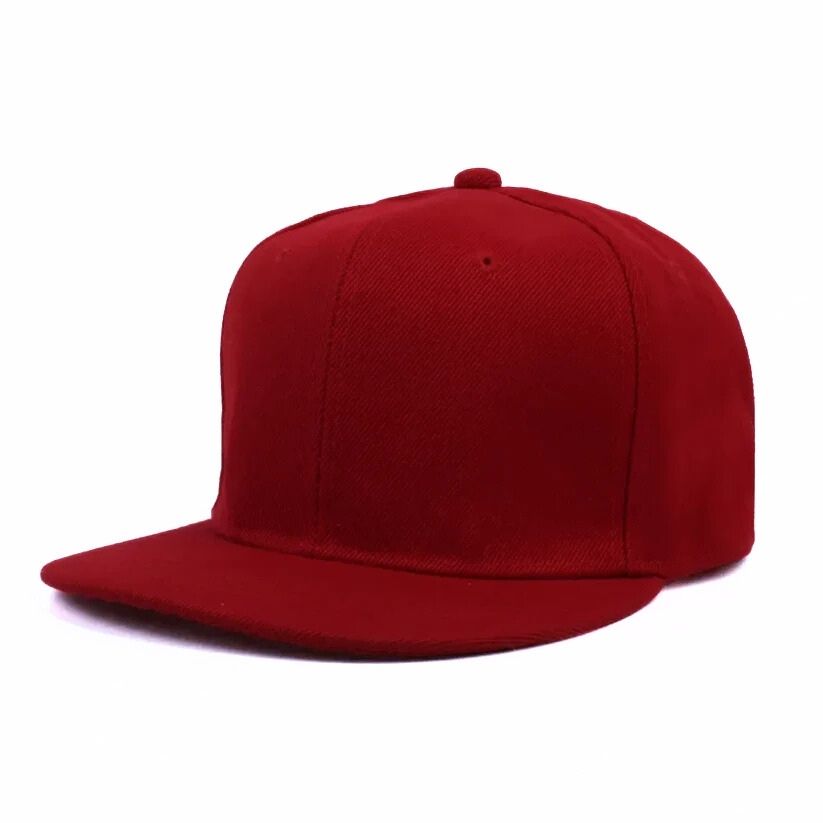 Red Snapback Cap