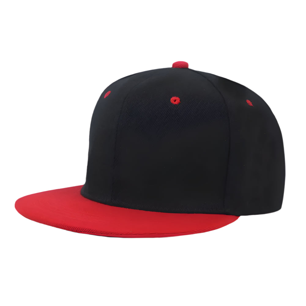 Red and Black Snapback Cap