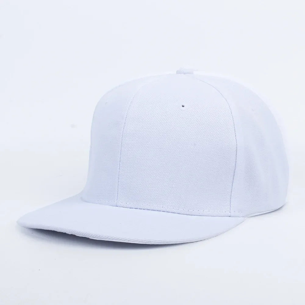White Snapback Cap