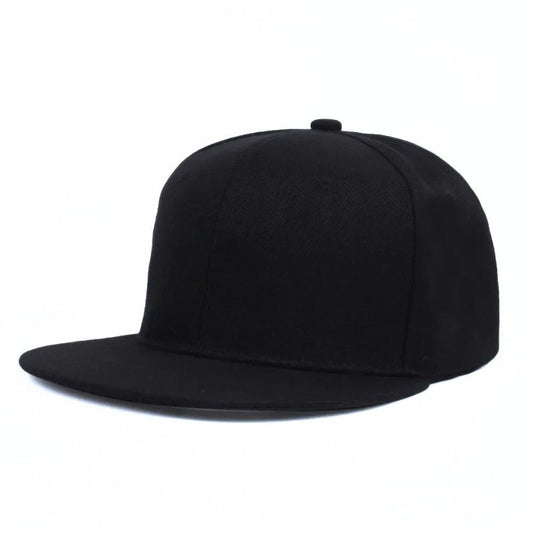 Black Snapback Cap