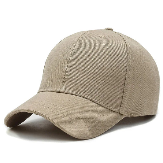 Khaki Classic Style Baseball Cap