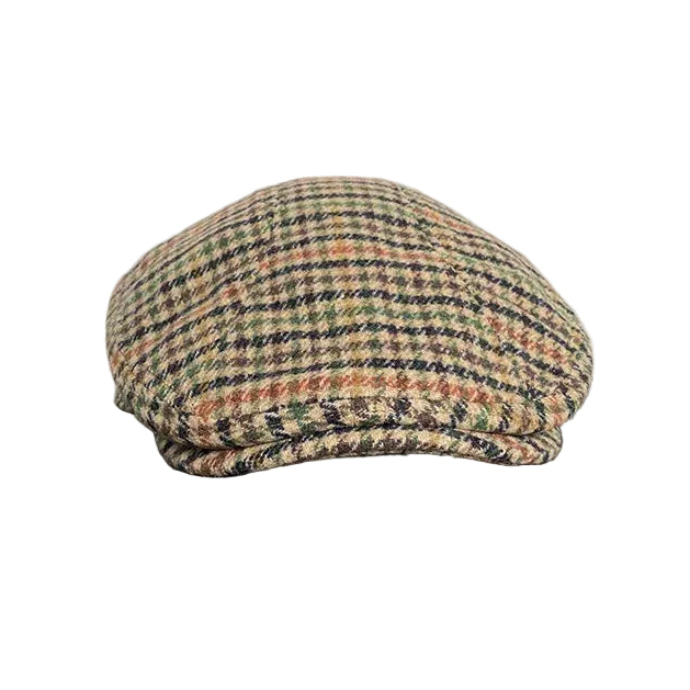 Autumn Plaid Flat Cap