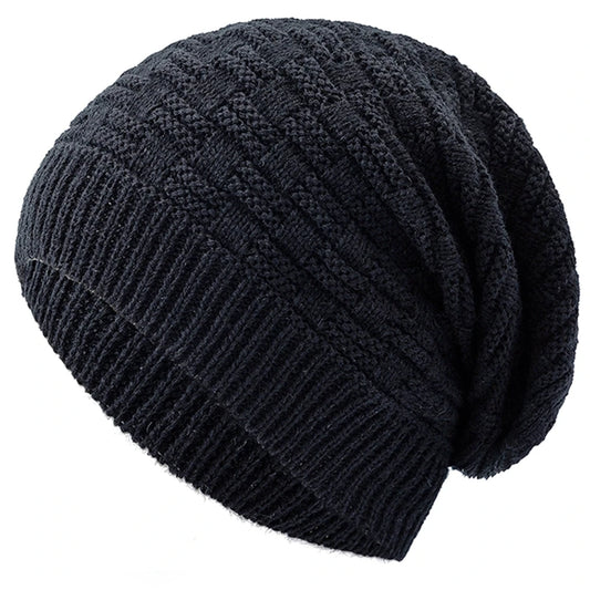 Black Slouchy Beanie