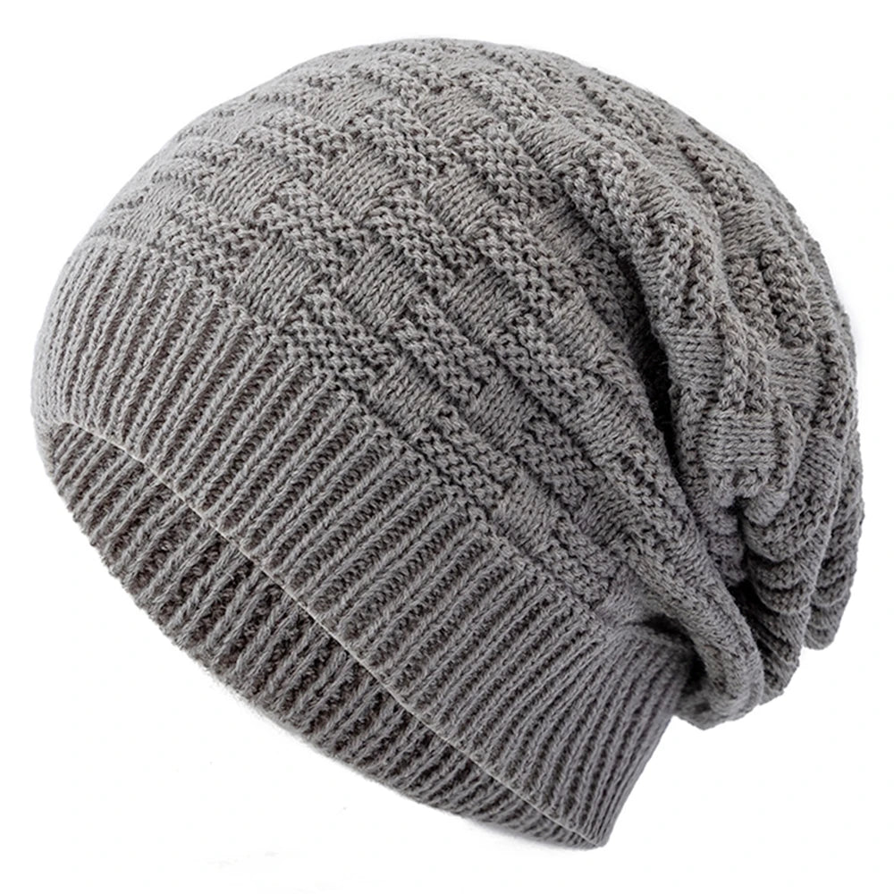 Light Grey Slouchy Beanie