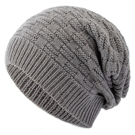 Light Grey Slouchy Beanie