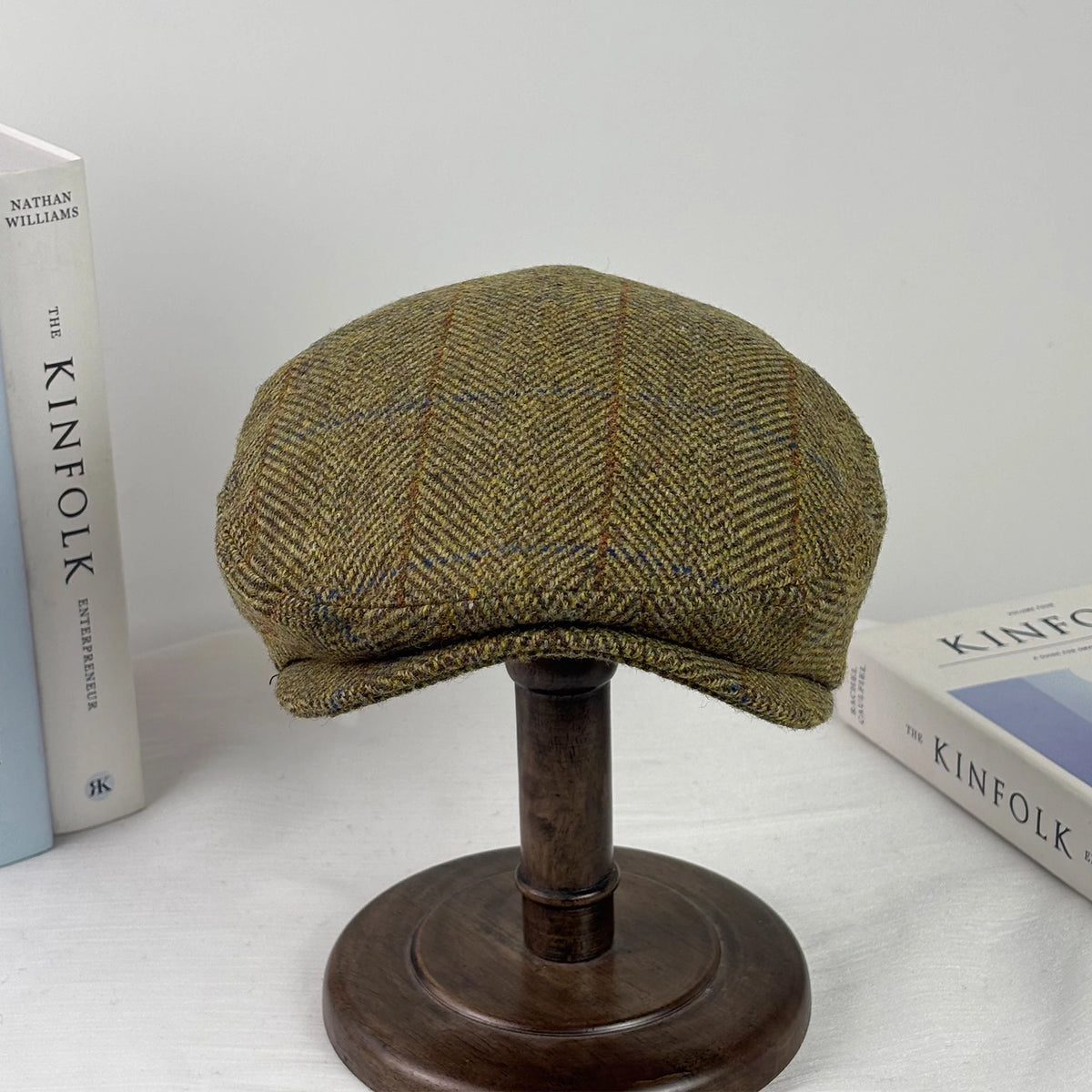 Classic Plaid Woven Flat Cap