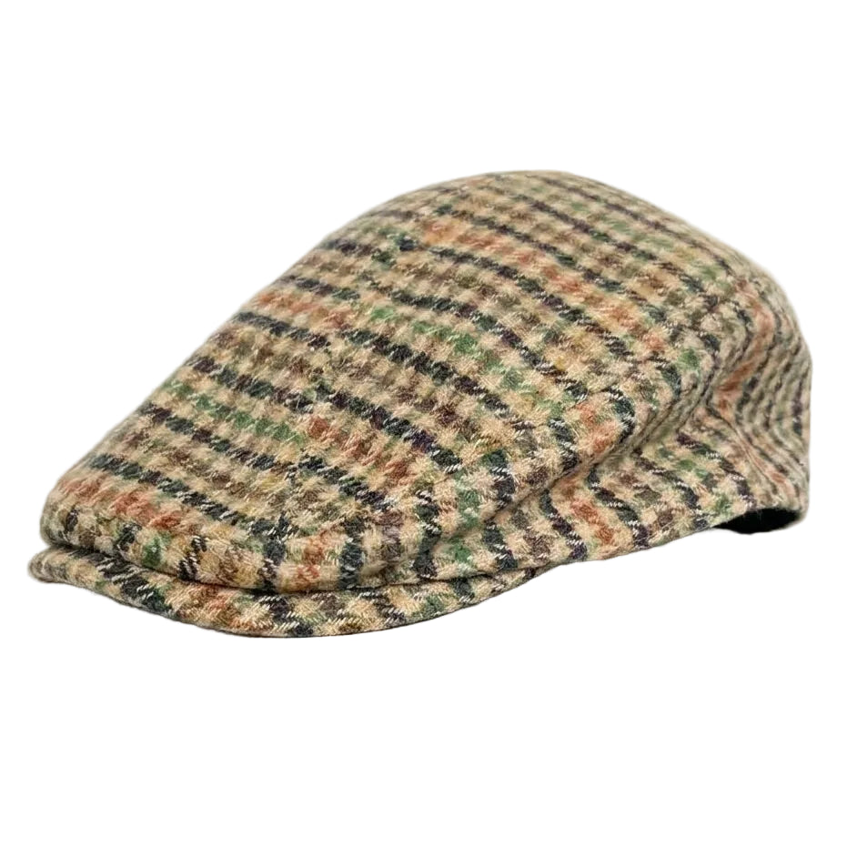 Autumn Plaid Flat Cap