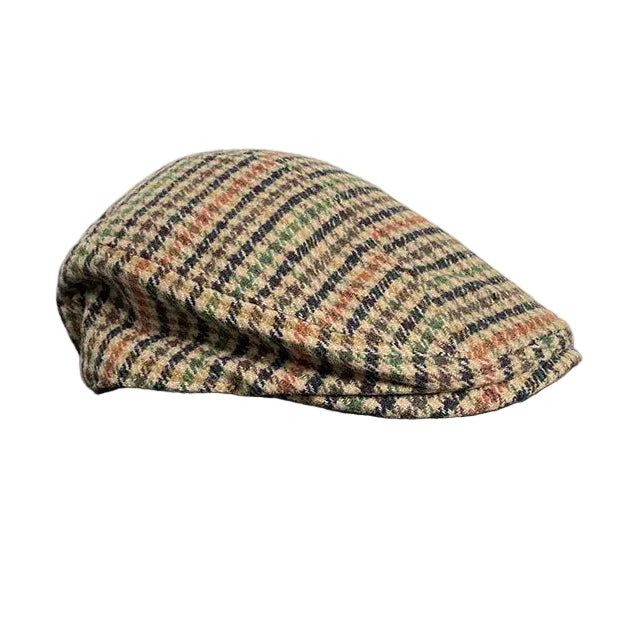Autumn Plaid Flat Cap