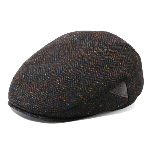 Tweed Herringbone Irish Cap