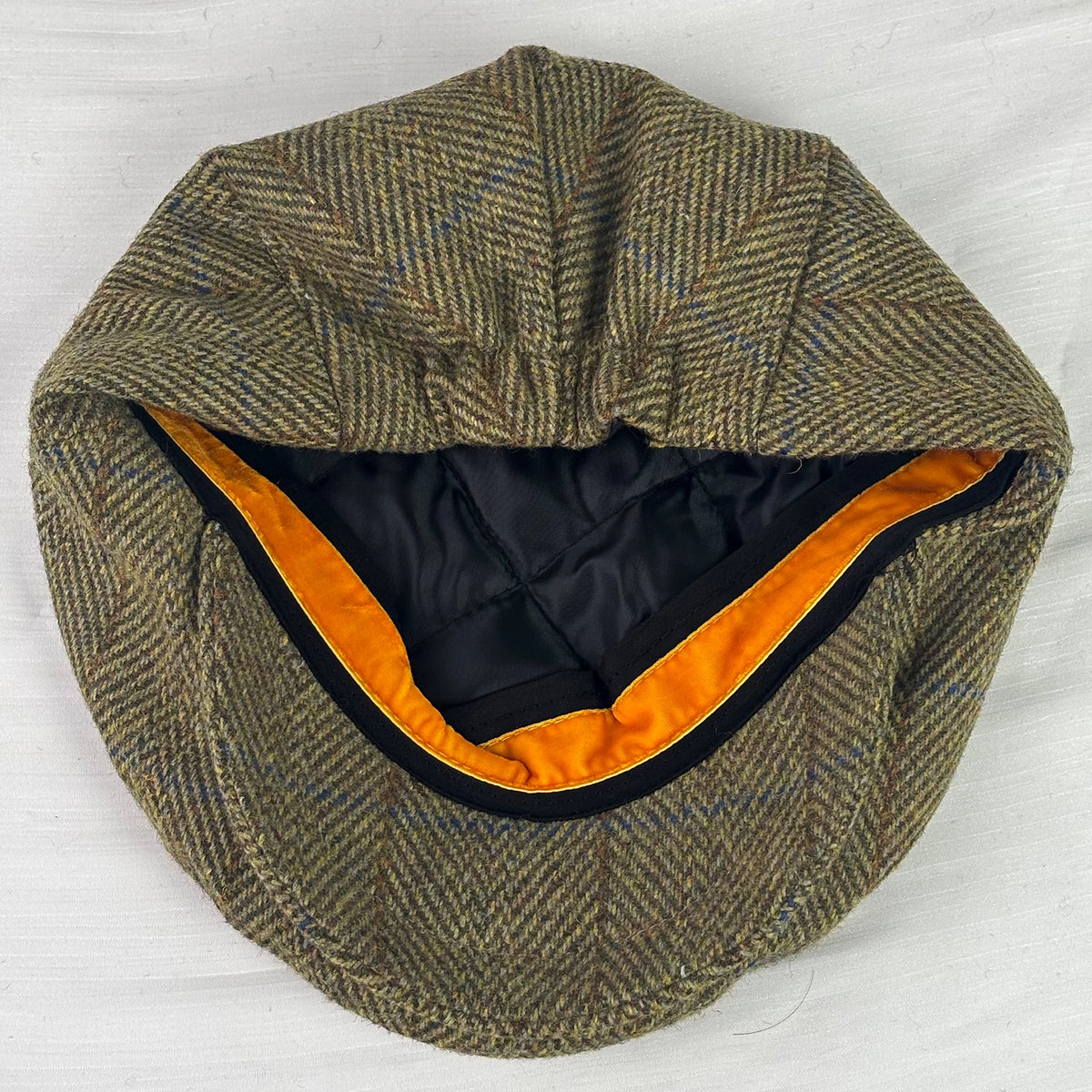 Classic Plaid Woven Flat Cap