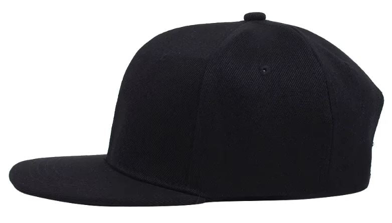 Black Snapback Cap
